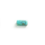 Plastic  Bead - Mixed Color Smooth Rectangle 11x6MM TURQUOISE MATRIX