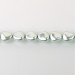 Czech Glass Pearl Bead - Potato 11x9.5MM LT BLUE 70462