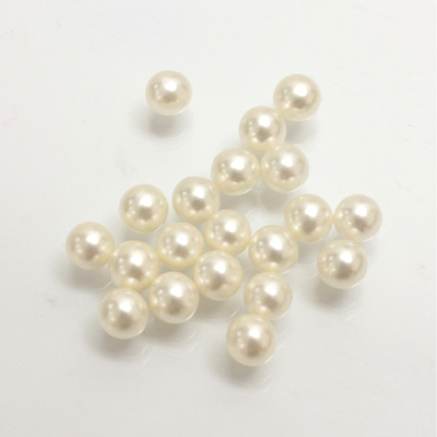 Plastic Pearl No-Hole Ball 05MM WHITE