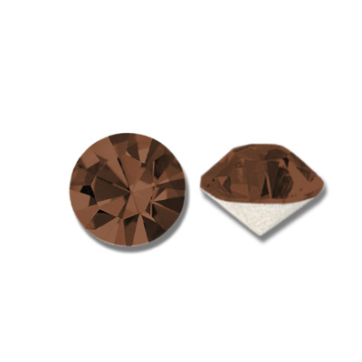 Swarovski Crystal Point Back Foiled Chaton - PP17 SMOKE TOPAZ