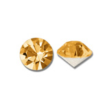 Swarovski Crystal Point Back Foiled Chaton - SS31 TOPAZ