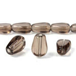 Glass Bead TablePolished -  Pear 11x8MM BLACK DIAMOND