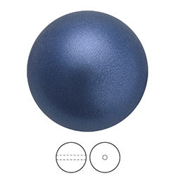 Preciosa Crystal Nacre Pearl Bead - Round 08MM BLUE