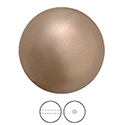 Preciosa Crystal Nacre Pearl Bead - Round 12MM BRONZE