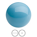 Preciosa Crystal Nacre Gem Bead - Round 04MM AQUA