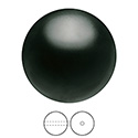 Preciosa Crystal Nacre Gem Bead - Round 04MM MAGIC BLACK