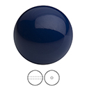 Preciosa Crystal Nacre Gem Bead - Round 08MM NAVY