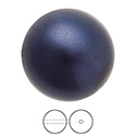 Preciosa Crystal Nacre Pearl Bead - Round 04MM DARK BLUE