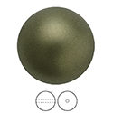 Preciosa Crystal Nacre Pearl Bead - Round 08MM DARK GREEN