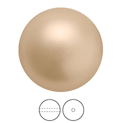 Preciosa Crystal Nacre Pearl Bead - Round 06MM GOLD