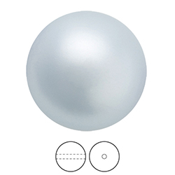 Preciosa Crystal Nacre Pearl Bead - Round 06MM LT BLUE