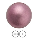 Preciosa Crystal Nacre Pearl Bead - Round 06MM LIGHT BURGUNDY