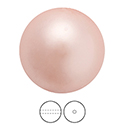 Preciosa Crystal Nacre Pearl Bead - Round 08MM PEACH