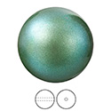 Preciosa Crystal Nacre Pearl Bead - Round 06MM PEARLESCENT GREEN