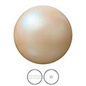 Preciosa Crystal Nacre Pearl Bead - Round 04MM PEARLESCENT YELLOW
