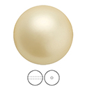 Preciosa Crystal Nacre Pearl Bead - Round 10MM VANILLA