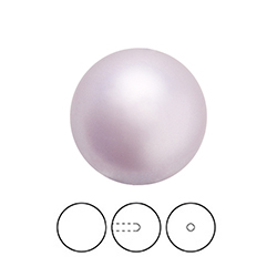 Preciosa 1/2 Drilled Crystal Nacre Pearl - Round 06MM LAVENDER
