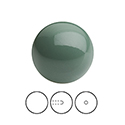 Preciosa 1/2 Drilled Crystal Nacre Pearl - Round 04MM SAGE

