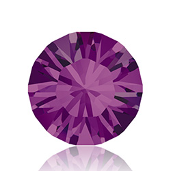 Swarovski Crystal Point Back XILION Foiled Chaton - PP12 AMETHYST