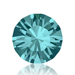Swarovski Crystal Point Back XILION Foiled Chaton - PP10 BLUE ZIRCON