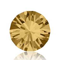 Swarovski Crystal Point Back XILION Foiled Chaton - PP13 LIGHT COLORADO TOPAZ