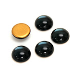 Glass Medium Dome Foiled Cabochon - Round 11MM MONTANA