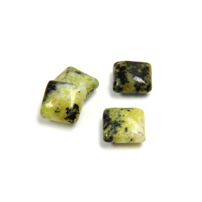 Gemstone Cabochon - Square 08x8MM YELLOW TURQUOISE