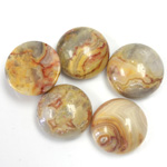 Gemstone Cabochon - Round 14MM MEXICAN CRAZY LACE