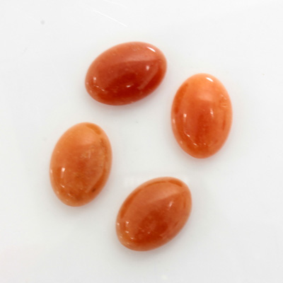 Gemstone Cabochon - Oval 14x10MM AVENTURINE PINK