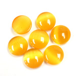 Fiber-Optic Cabochon - Round 10.8MM CAT'S EYE SUN