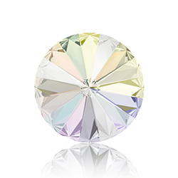 Swarovski Crystal Point Back Foiled Rivoli - 47SS CRYSTAL AB