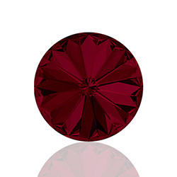 Swarovski Crystal Point Back Foiled Rivoli - 29SS SIAM RUBY