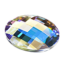 Preciosa Crystal Flat Back MAXIMA Chessboard Circle - 06MM CRYSTAL AB,