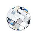 Preciosa Crystal Flat Back MAXIMA Chessboard Circle - 06MM CRYSTAL