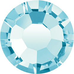 Preciosa Crystal Flat Back Hotfix MAXIMA Chaton Rose - 03SS AQUA BOHEMICA