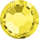 Preciosa Crystal Flat Back Hotfix MAXIMA Chaton Rose - 03SS CITRINE
