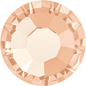 Preciosa Crystal Flat Back Hotfix MAXIMA Chaton Rose - 06SS LT PEACH

