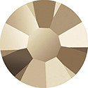Preciosa Crystal Flat Back Hotfix MAXIMA Chaton Rose - 06SS STARLIGHTE GOLD