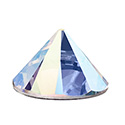 Preciosa Crystal Flat Back Hotfix Stone - Round Spike Cone ss29 CRYSTAL AB