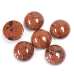 Gemstone Cabochon - Round 12MM RED OBSIDIAN