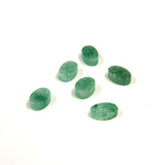 Gemstone Flat Back Flat Top Straight Side Stone - Oval 06x4MM AVENTURINE-GREEN