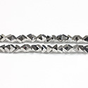 Cut Crystal Bead - V-Cut 04MM FULL COAT SILVER