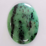 Gemstone Cabochon - Oval 40x30MM ZOISITE RUBY