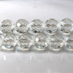 Czech Glass Fire Polish Bead - Round 10MM CRYSTAL