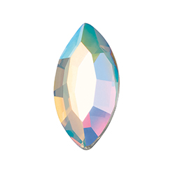 Preciosa Crystal Flat Back Hotfix Stone - Navette 06x3MM CRYSTAL AB