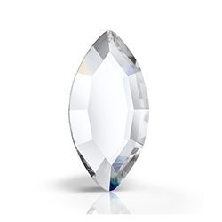 Preciosa Crystal Flat Back Hotfix Stone - Navette 06x3MM CRYSTAL