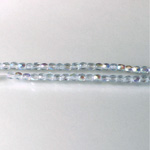 Czech Glass Fire Polish Bead - Round 02MM LT SAPPHIRE AB