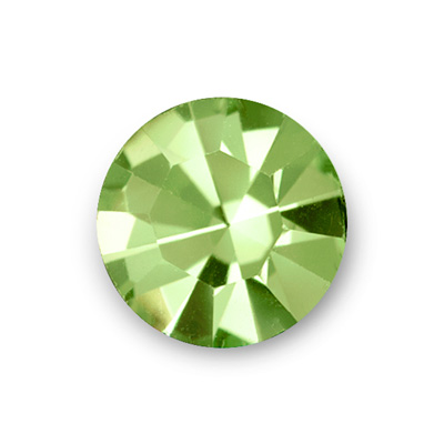 Asfour Crystal Point Back Foiled Chaton - PP24 PERIDOT