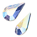 Preciosa Crystal Flat Back Fancy Stone - Pear 08x4.8MM CRYSTAL AB