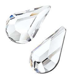 Preciosa Crystal Flat Back Hotfix Stone - Pear 10x6MM CRYSTAL